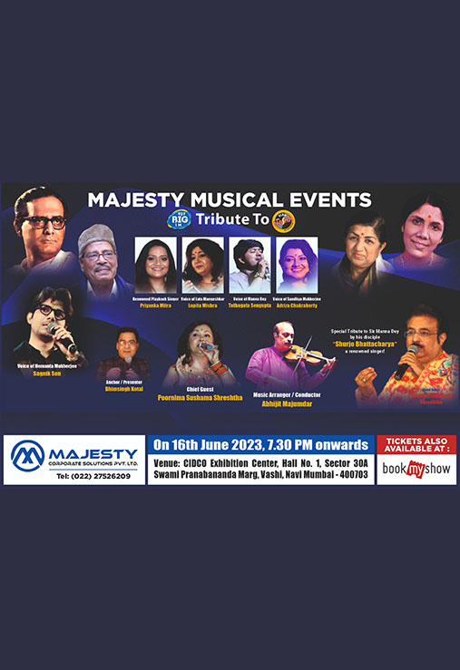 MAJESTY MUSICAL EVENTS TRIBUTE TO...